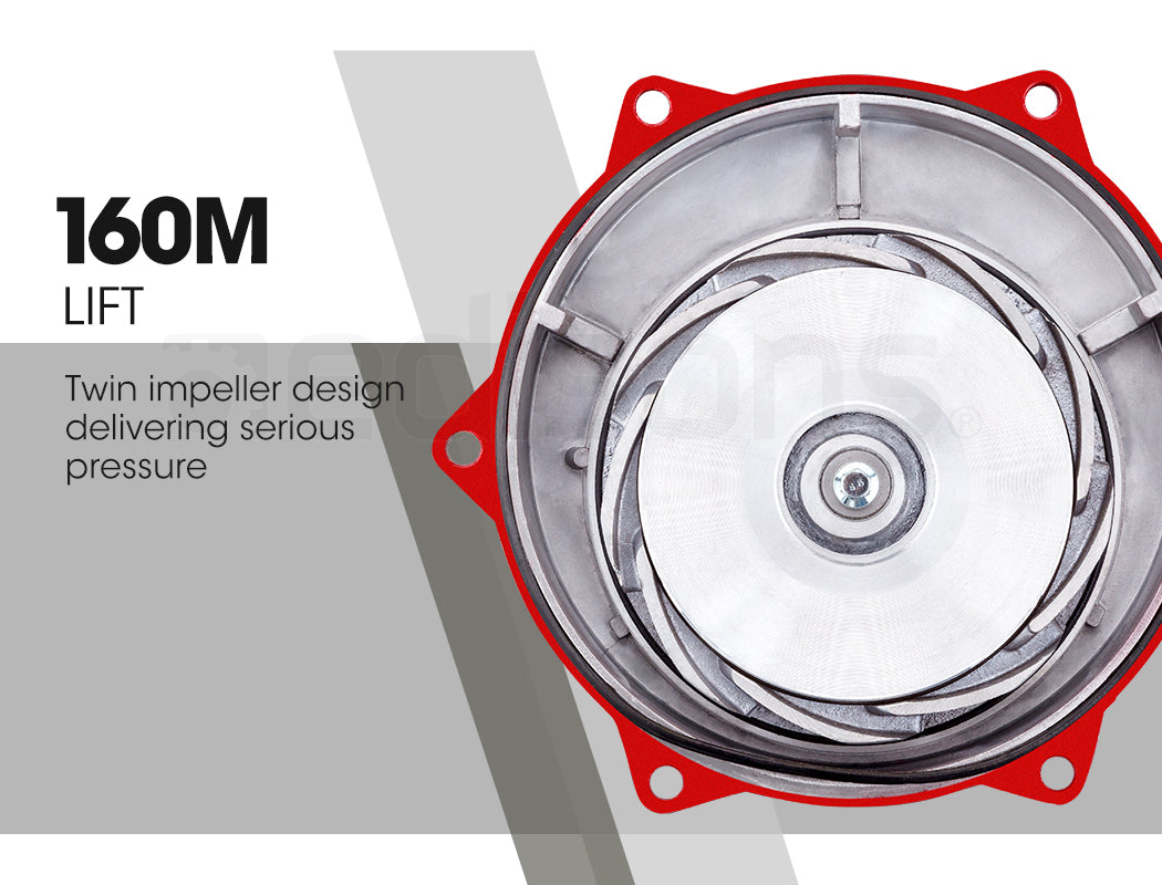 8HP 1.5 & 2 Petrol High Pressure Water Transfer Pump Irrigation Fire Fighting