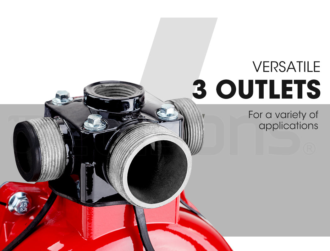 8HP 1.5 & 2 Petrol High Pressure Water Transfer Pump Irrigation Fire Fighting