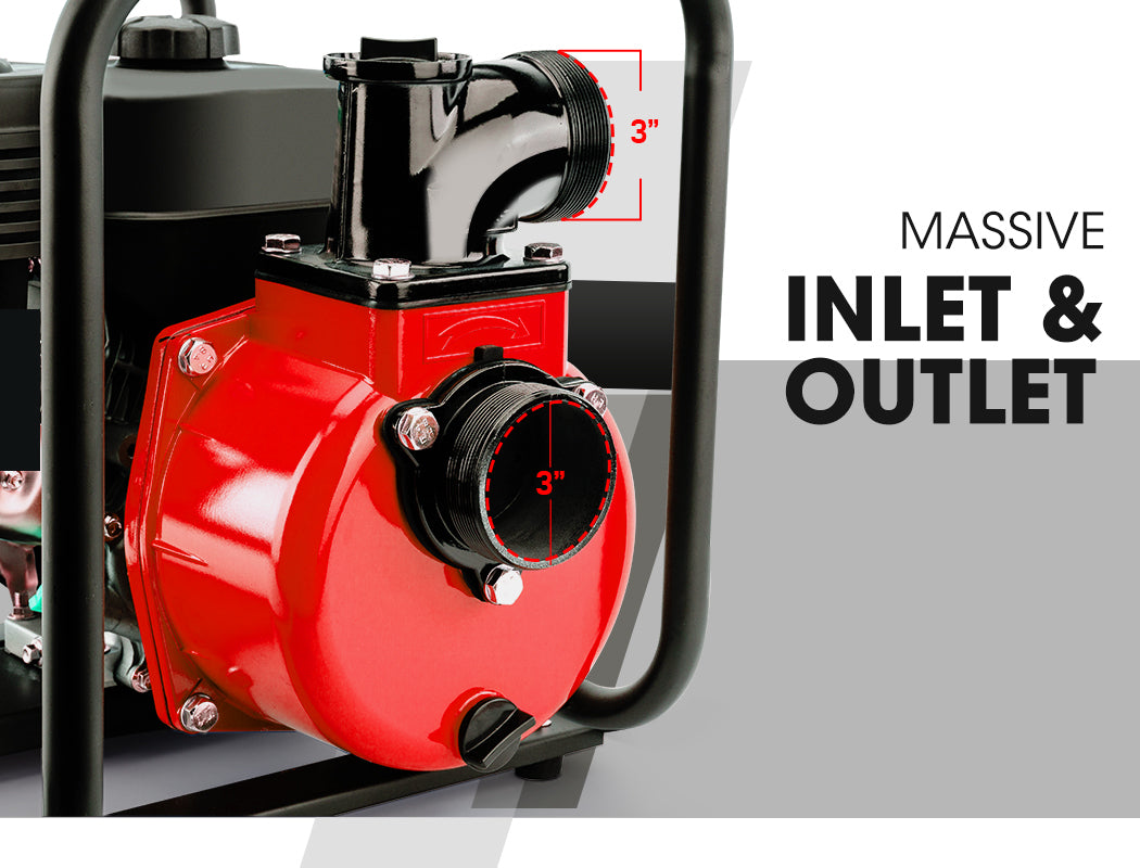 8HP 3 Petrol Water Transfer Pump High Pressure Fire Fighting Irrigation