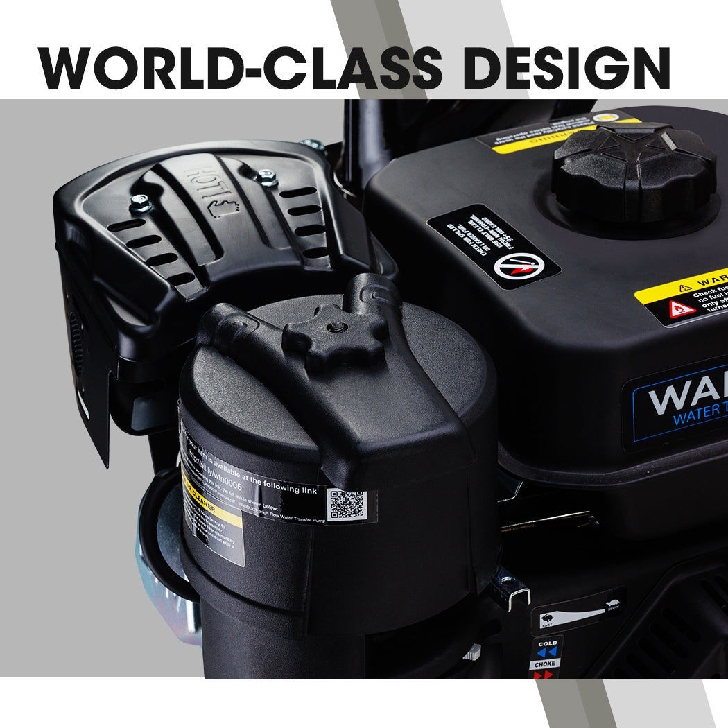 8HP 3 Petrol Trash Water Transfer Pump Pressure Firefighting Irrigation