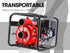 8HP 3 Petrol Trash Water Transfer Pump Pressure Firefighting Irrigation