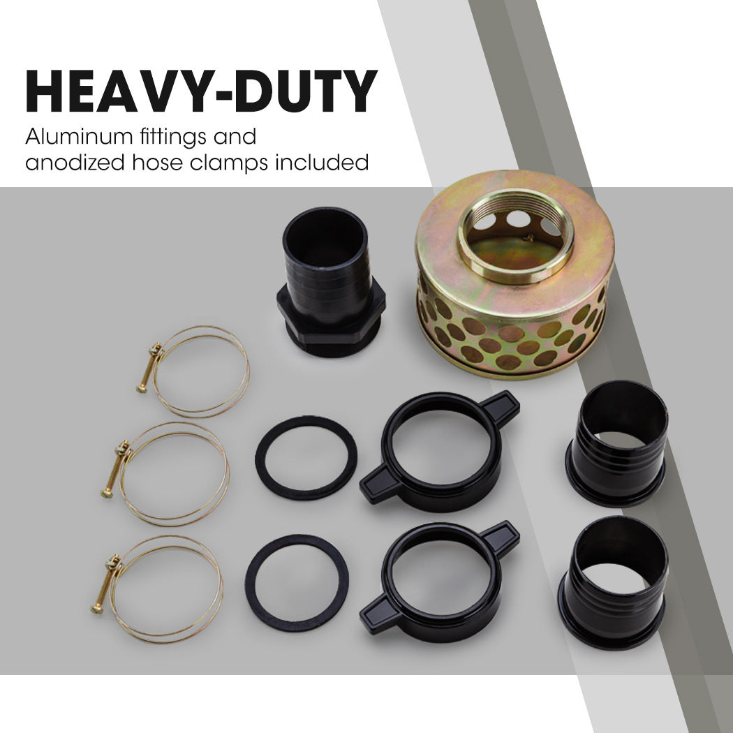 8HP 3 Petrol Trash Water Transfer Pump Pressure Firefighting Irrigation