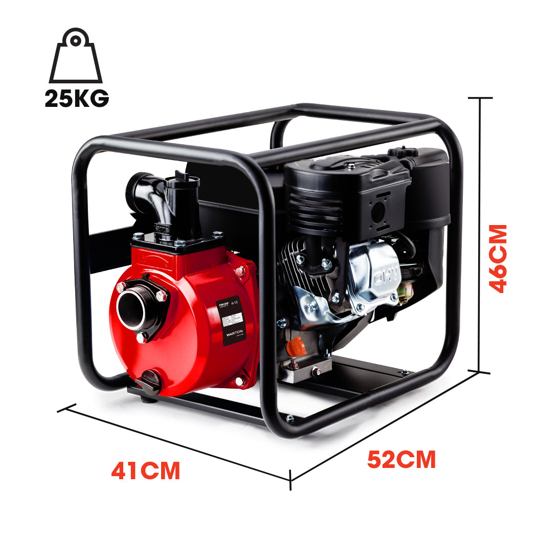 2" 8HP Petrol High Flow Water Transfer Pump Irrigation Volume Inch