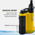 Tight Access Clean/Grey Water Submersible Sump Pump, Integrated Float Switch