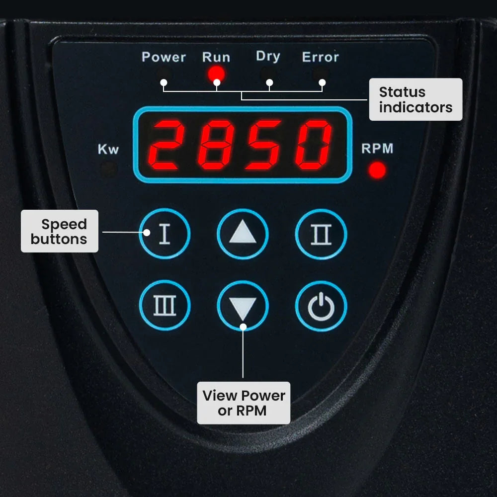 Variable Speed Pump, 1.0HP, 3 Speeds, Quiet, Economical, for Swimming Pool and Spa