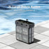 F1 Solar Robotic Pool Skimmer, Large 7L Basket, APP Control and Customisable Route, Automatic Cleaner of Leaves and Fine Debris