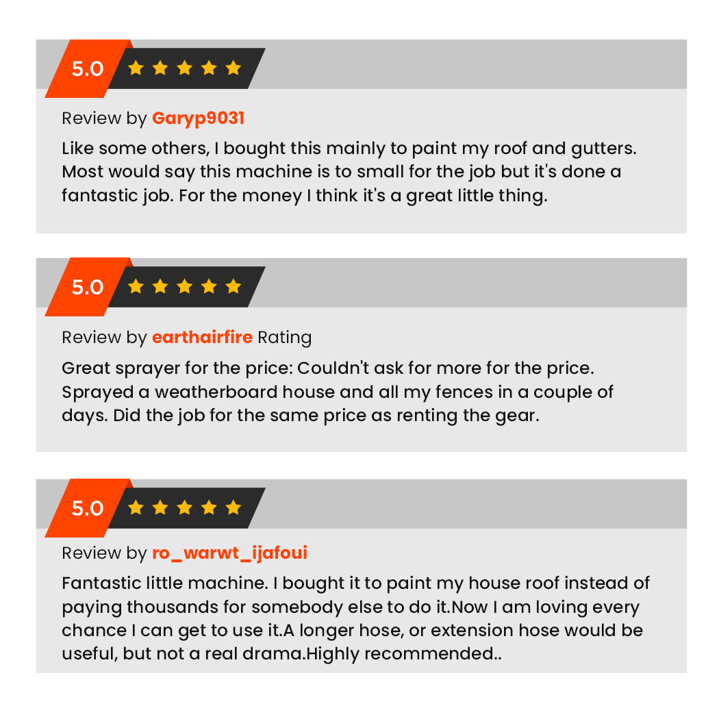 740W Electric Airless Paint Sprayer Portable High Pressure Station Spray Gun