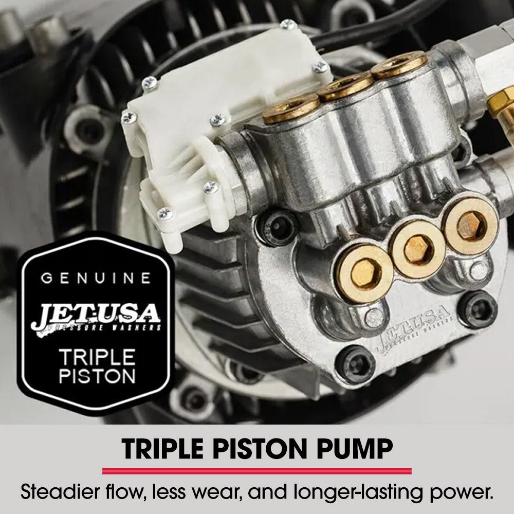 RX550 Electric High Pressure Washer 3500PSI, 5 Nozzles, Spin & Wheel Brush, Deck Cleaner, Turbo Head, 10M Hose