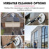 5.5m Telescopic Rotary Surface Cleaner Brush, for Solar Panels, Walls, Windows, M22 Pressure Washer Connection