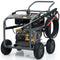 Commercial Diesel High-Pressure Washer Cleaner, Electric Start 10hp 418cc, 15m Steel Braided Hose, Adjustable Triplex Pump - DX800