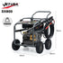 Commercial Diesel High-Pressure Washer Cleaner, Electric Start 10hp 418cc, 15m Steel Braided Hose, Adjustable Triplex Pump - DX800