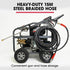 Commercial Diesel High-Pressure Washer Cleaner, Electric Start 10hp 418cc, 15m Steel Braided Hose, Adjustable Triplex Pump - DX800