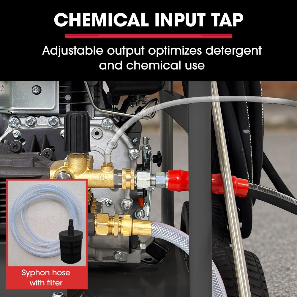 Commercial Diesel High-Pressure Washer Cleaner, Electric Start 10hp 418cc, 15m Steel Braided Hose, Adjustable Triplex Pump - DX800