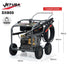 Commercial Diesel High-Pressure Washer Cleaner, Electric Start 10hp 418cc, 15m Steel Braided Hose, Adjustable Triplex Pump - DX800