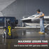 RW545 Electric High Pressure Washer, 3000PSI Water Cooled Motor, 2 Nozzles, Brush Head, Deck Cleaner, Detergent Bottle