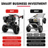 JET-USA 5000PSI Commercial Petrol Powered High Pressure Washer, 15HP 420cc, Italian Made Adjustable AR Pump, 20m Hose - TX870