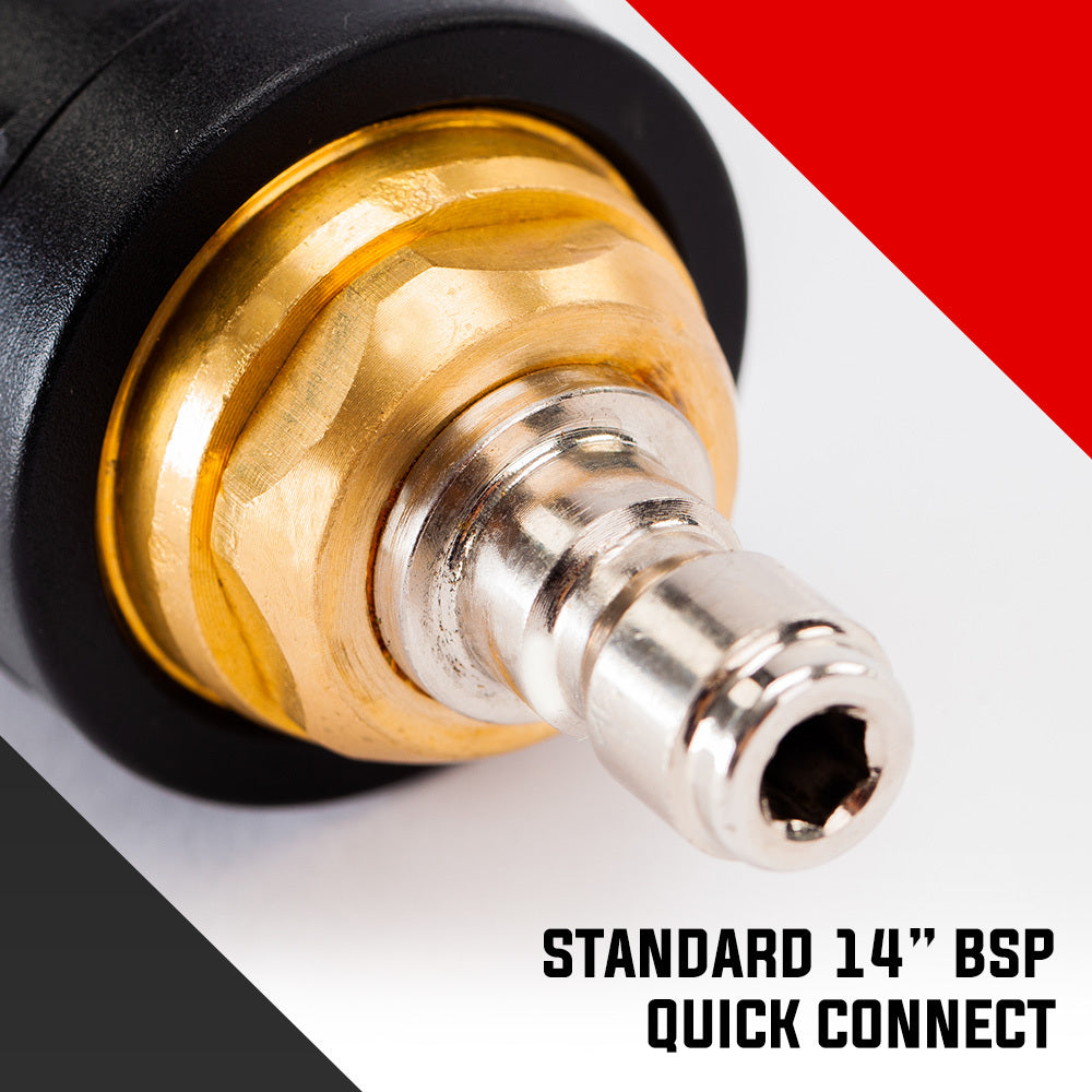 5000PSI Turbo Head Nozzle High Pressure Washer Water Cleaner 1/4 BSP