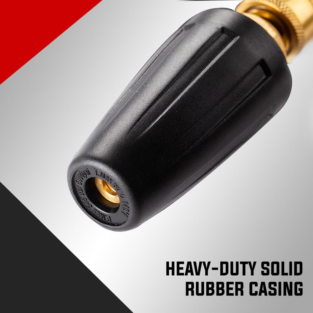 5000PSI Turbo Head Nozzle High Pressure Washer Water Cleaner 1/4 BSP