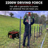 BAUMR-AG HP360e 2200W Electric Post Driver, with 2 Piling Socket Sleeves