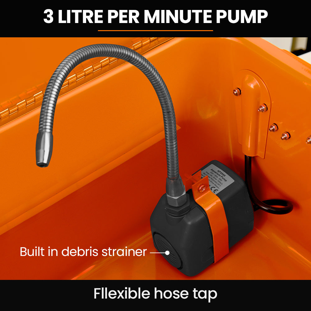 22L Auto Parts Washer, for Home, Business and Small Garages