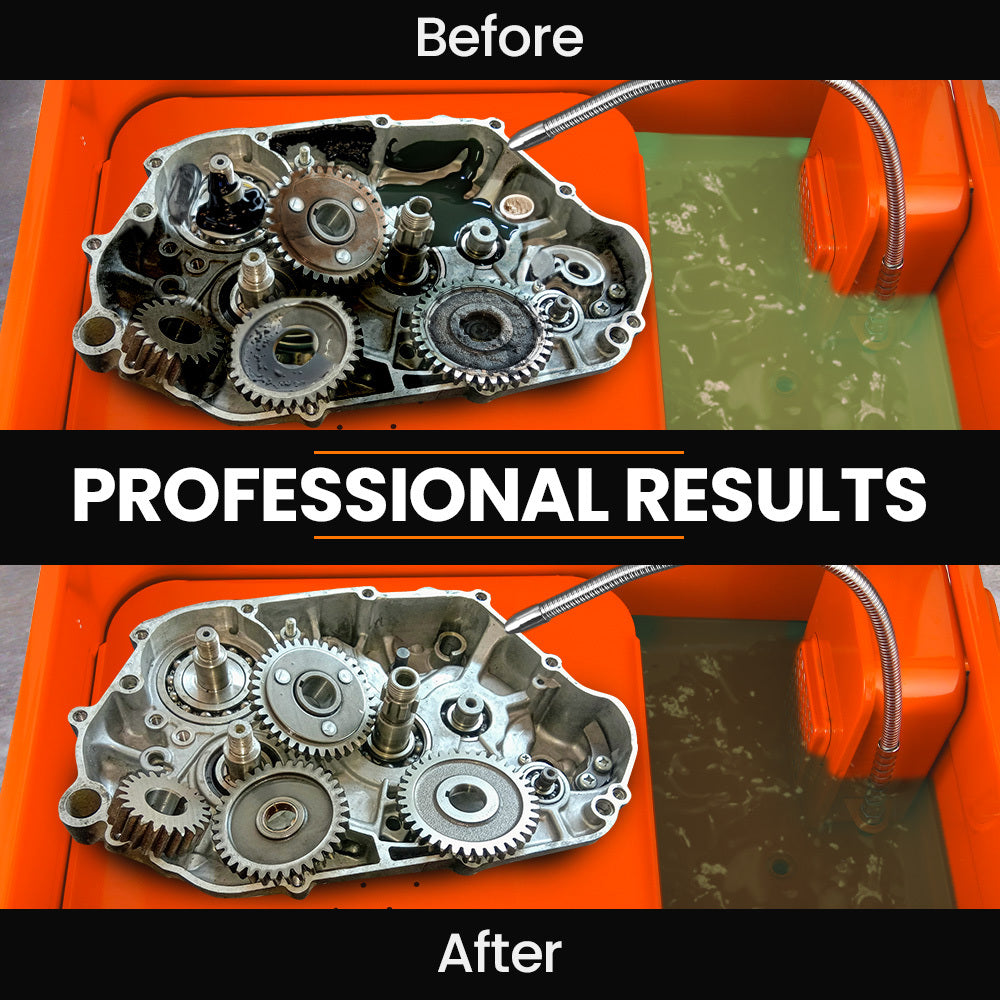 86L Heavy Duty Multi Purpose Auto Parts Washer, with Removable Work Shelf, Parts Basket