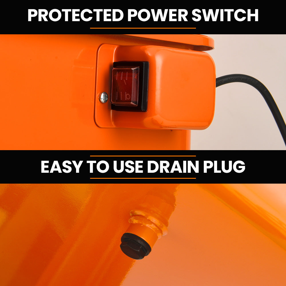 86L Heavy Duty Multi Purpose Auto Parts Washer, with Removable Work Shelf, Parts Basket