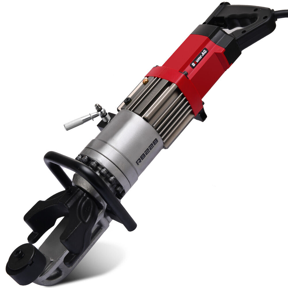 10-22mm 1200W Heavy-Duty Electric Hydraulic Rebar Bender, Carry Case