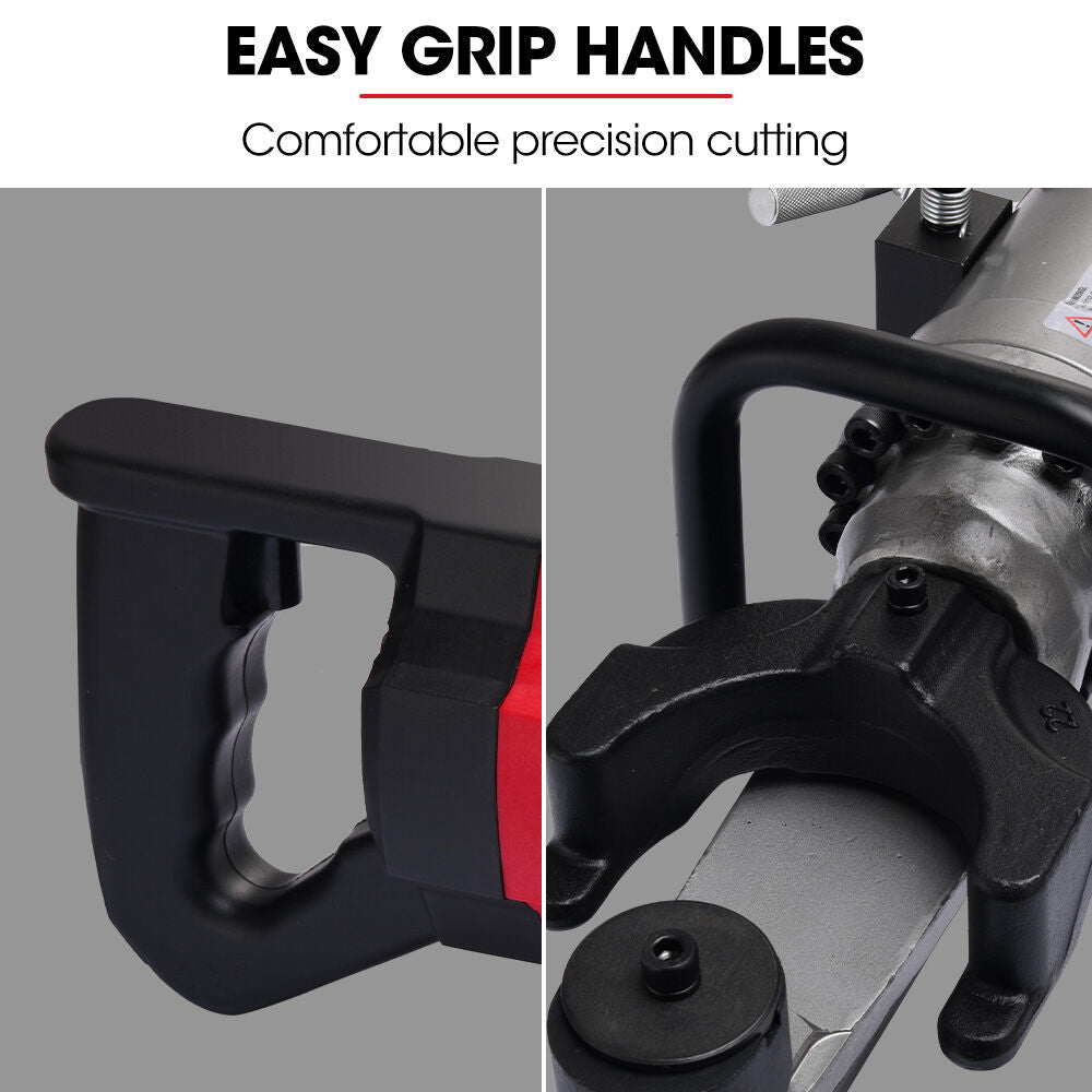 10-22mm 1200W Heavy-Duty Electric Hydraulic Rebar Bender, Carry Case