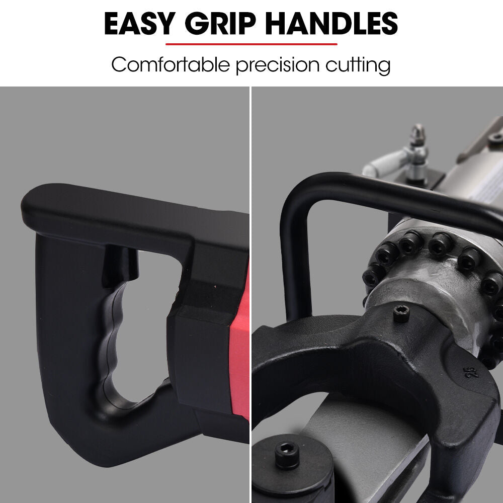 16-25mm 1200W Heavy-Duty Electric Hydraulic Rebar Bender, Carry Case