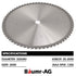 Baumr-AG 355mm Premium Ceramic Alloy Tooth Blade, Low Spark Cold Cut for Metal Cut Off Saw