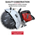 400mm Professional Concrete Demolition Saw 94cc 2-Stroke, Wet and Dry Demo Cutting, 16" Diamond Blade, Anti-Vibration System