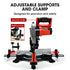 BAUMR-AG 210mm Sliding Compound Mitre Drop Saw and Adjustable Stand Combo