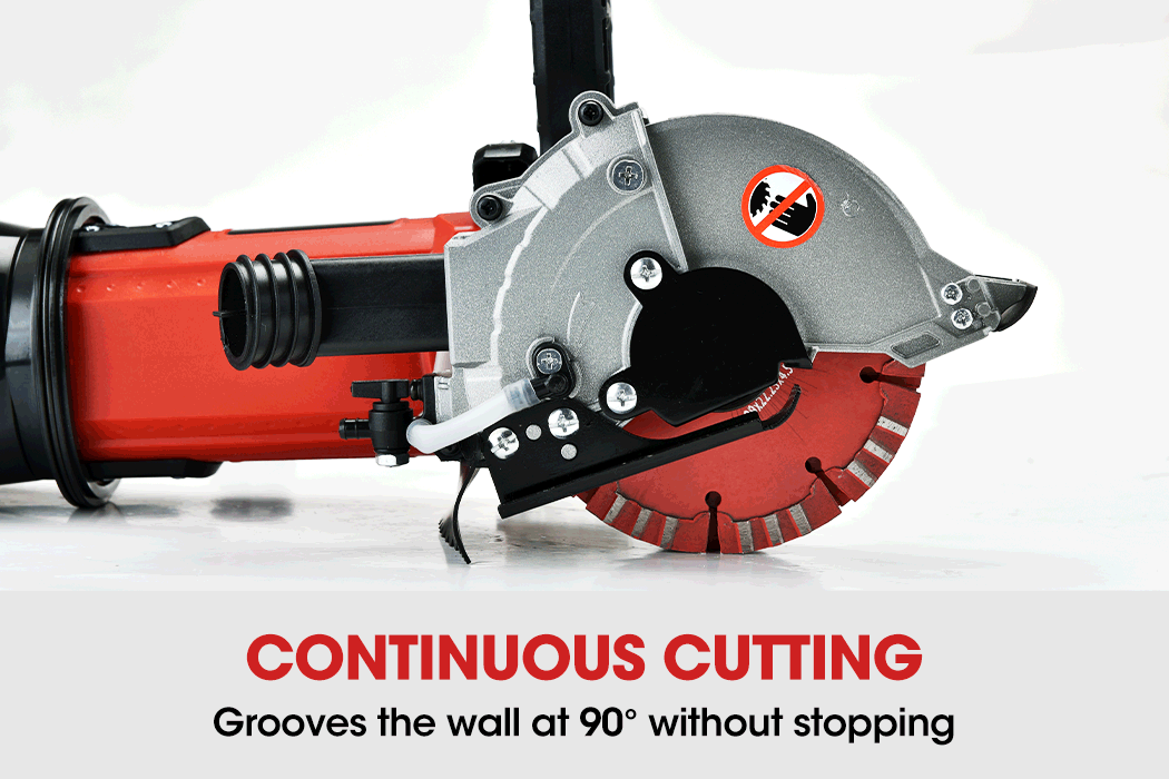 BM‑WC52 1700W Wall Chaser – 41mm Depth, Quad Diamond Blades