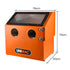 110L Benchtop Sandblasting Cabinet, with Sandblast Gun Set with Hose, LED Light