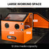 110L Benchtop Sandblasting Cabinet, with Sandblast Gun Set with Hose, LED Light