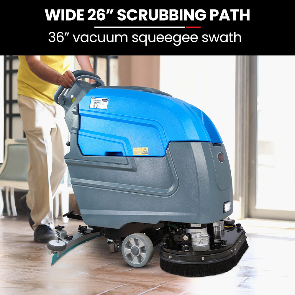 FSP26 Self-Propelled Floor Scrubber & Dryer, 720mm, Battery Powered, Walk Behind, Multi-purpose Commercial Grade Machine