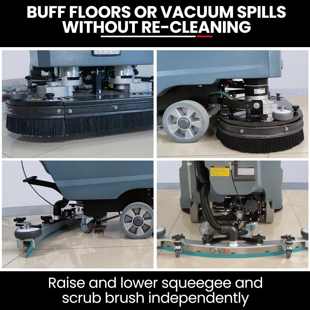 FSP26 Self-Propelled Floor Scrubber & Dryer, 720mm, Battery Powered, Walk Behind, Multi-purpose Commercial Grade Machine