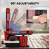 Bench Belt and Disc Sander Combo, 100mm Linisher + 150mm Disc, S1 Rated 400W Brushless Motor, Horizontal & Vertical Sanding