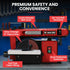 Bench Belt and Disc Sander Combo, 100mm Linisher + 150mm Disc, S1 Rated 400W Brushless Motor, Horizontal & Vertical Sanding