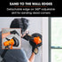180mm 850W Handheld Drywall Sander, Electric Dry Wall Sanding Machine, with Automatic Vacuum System, LED Worklight, 6x Sanding Discs