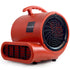 3-Speed Carpet Dryer Air Mover Blower Fan, 700CFM, Sealed Copper Motor, Poly Housing