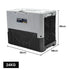 50L/day Commercial Air Dehumidifier for Mould, Portable, Stackable, LCD Display, Wheels