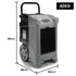 90L/day Commercial Air Dehumidifier for Mould, Portable, Stackable, LCD Display, Wheels