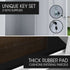 FORTIA Freestanding Parcel Post Box Letterbox, Letter Slot, Light Grey