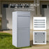 FORTIA Freestanding Parcel Post Box Letterbox, Letter Slot, Light Grey
