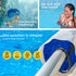 Aurelaqua Pool Roller Cover and 6x3.2m Solar Blanket 400 Micron, Blue