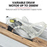 2000W 254mm Corded Table Saw with Stand, Extendable, Laser Guide