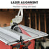 2000W 254mm Corded Table Saw with Stand, Extendable, Laser Guide