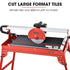 800W Electric Tile Saw Cutter with 200mm (8") Blade, 620mm Cutting Length