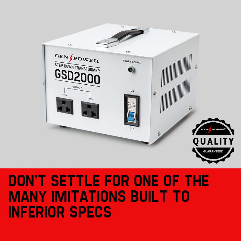 2000W Step Down Transformer 240V-110V Stepdown Voltage Converter AU-US